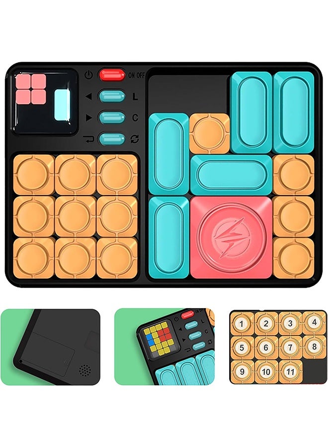 YelaJoy Super Slide Puzzle Games, Original 500+ Challenges Brain Teaser Puzzle, Electronic Puzzle，Toys for Kids Teens,Travel Games Birthday Gifts for Boys Girls - Image 1