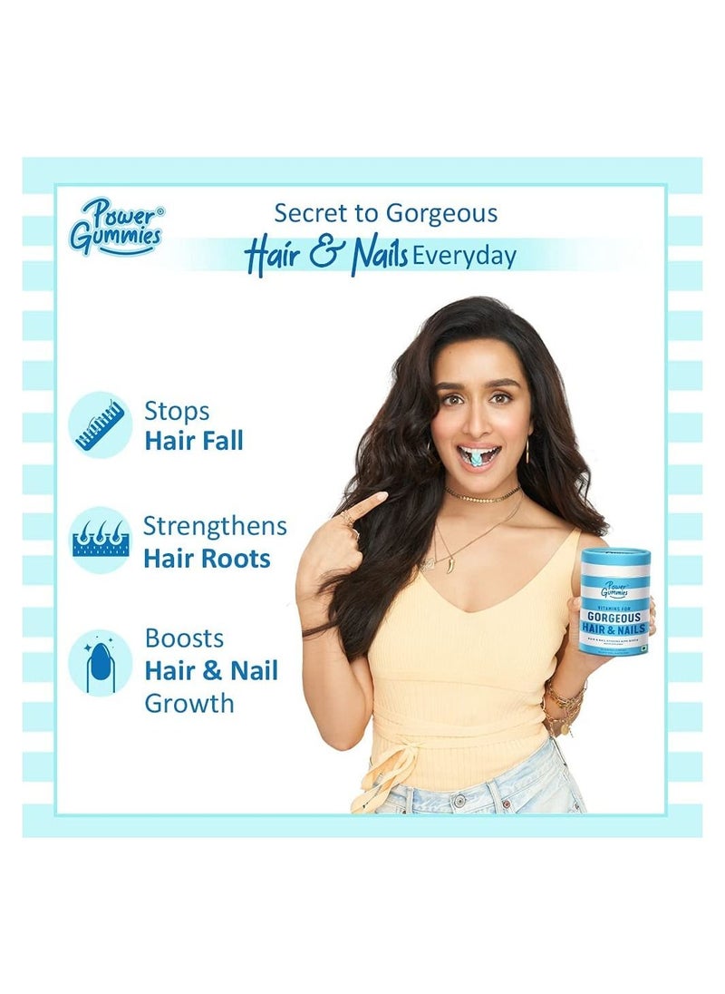 Power Gummies - Power Gummies Hair & Nail Vitamins with Biotin & A to E Vitamins - Image 1