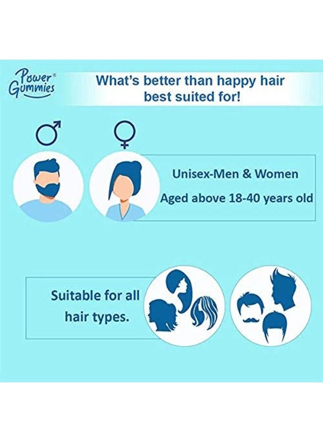 Power Gummies - Power Gummies Hair & Nail Vitamins with Biotin & A to E Vitamins - Image 1