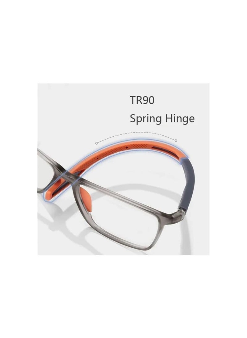 Generic - Manly Kicks Reading Glasses,Men's Sports Ultra-Light Anti-Blue Light Presbyopic Glasses,Portable Far Near Eye Glasses - Image 1