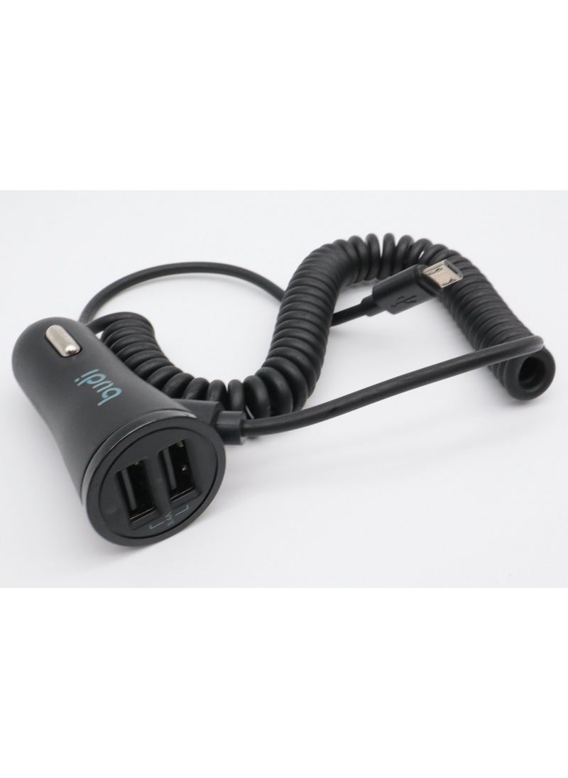 budi Car Charger With Micro USB – M8J068M  - Image 3