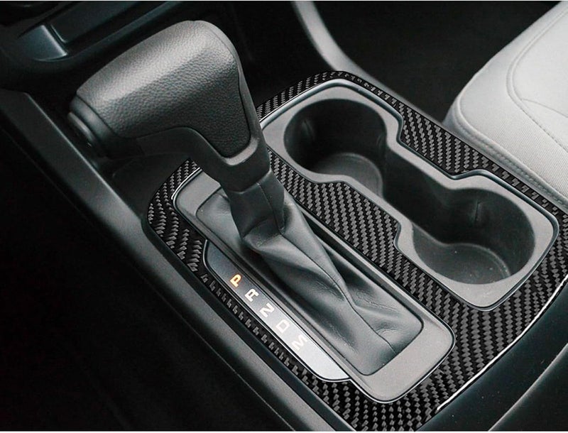 Agulier Real Carbon Fiber Gear Shifter Panel Trim for Chevrolet Colorado & GMC Canyon - Image 3