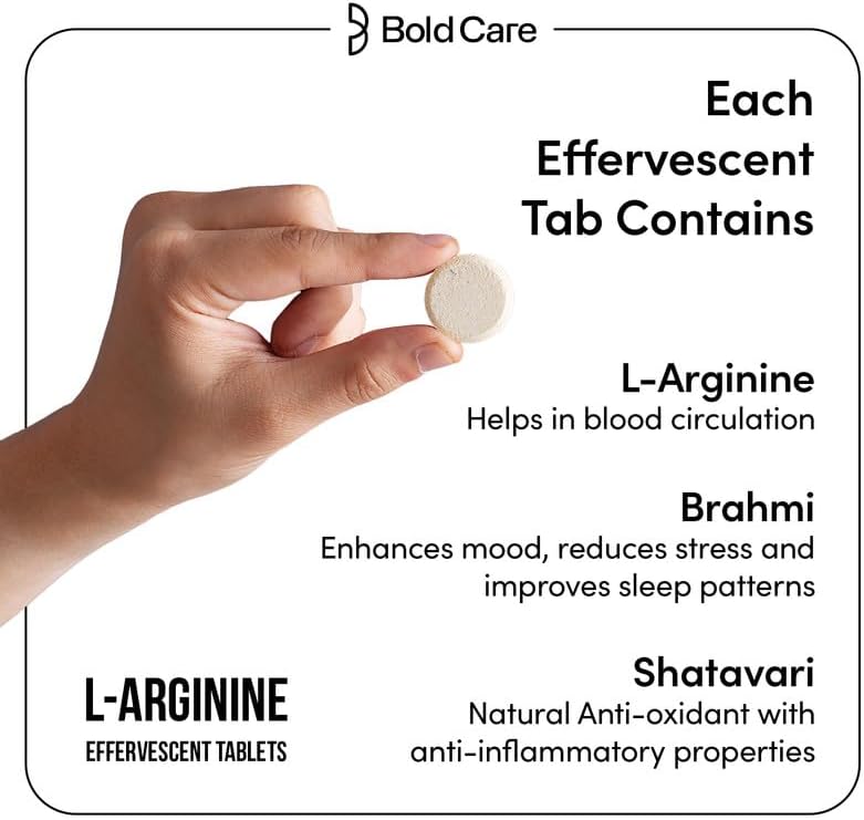 Bold Care L-Arginine Effervescent Tablets - Image 2