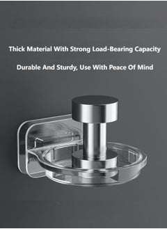 In Air Acrylic Small Wall Shelf Set of 2 for Security Cameras, Speakers, Baby Monitors, Floating Shelves Easy to Install No Drill (Clear)  - Image 5