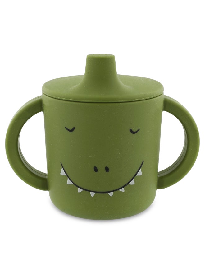 Trixie Silicone Sippy Cup With Handles - 200ml - Mr. Dino - Image 1