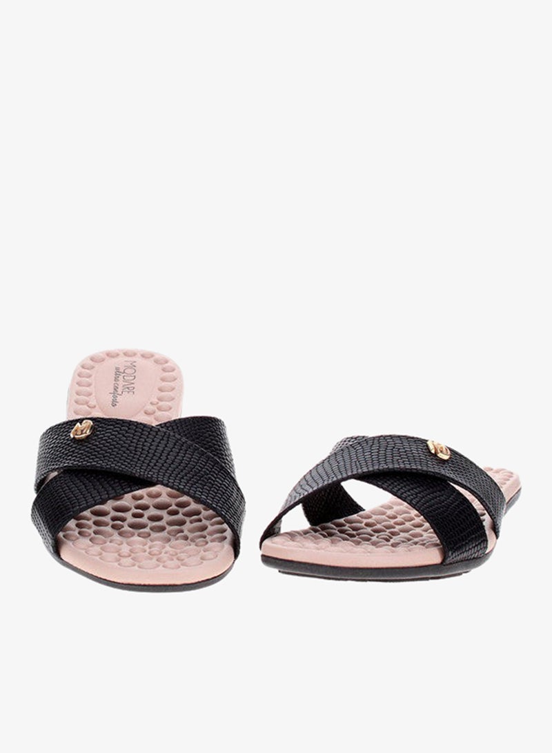 مودار صنادل مسطحة للنساء - صنادل مسطحة أنيقة ونعال مسطحة مريحة للسيدات - Image 4