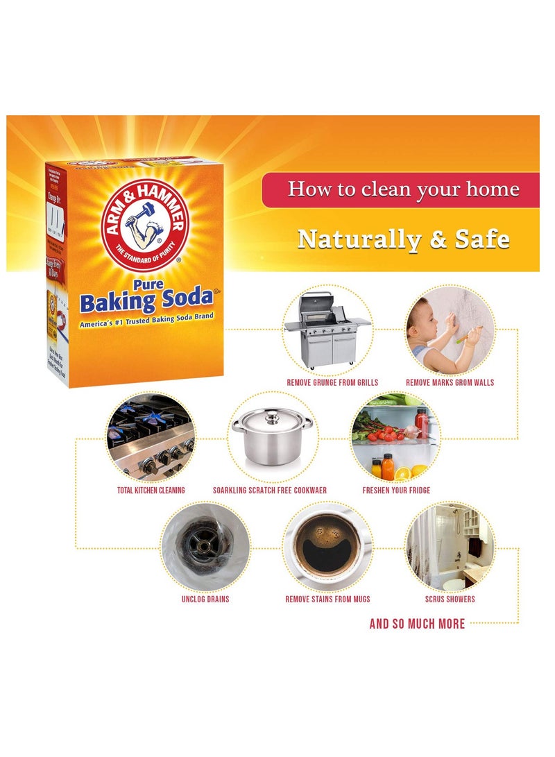 Arm & Hammer Pure Baking Soda Box Pack of 2 x 453g - Image 3