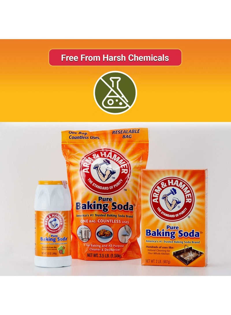 Arm & Hammer Pure Baking Soda Box Pack of 2 x 453g - Image 5
