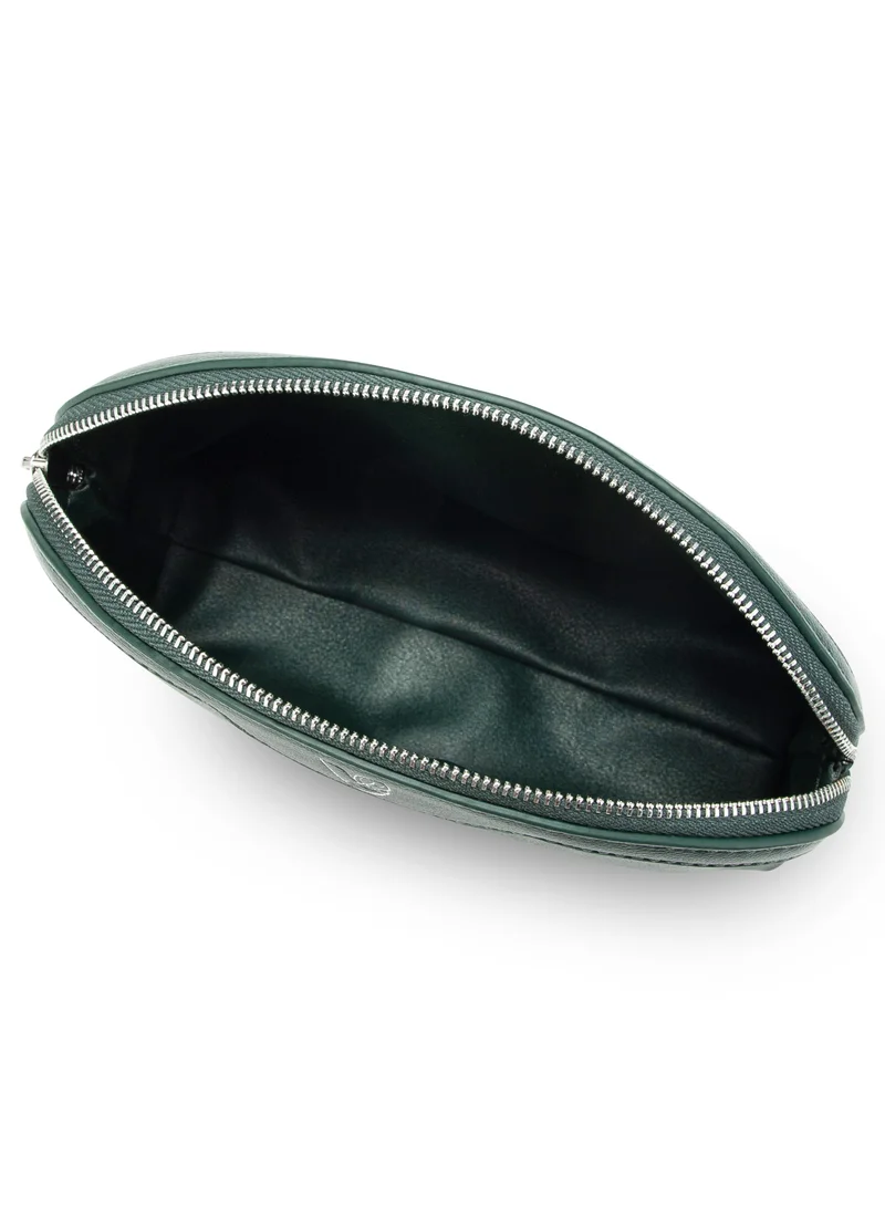 Veganologie Kora Travel Pouch Medium Made From 1 Bamboo Stems in Green