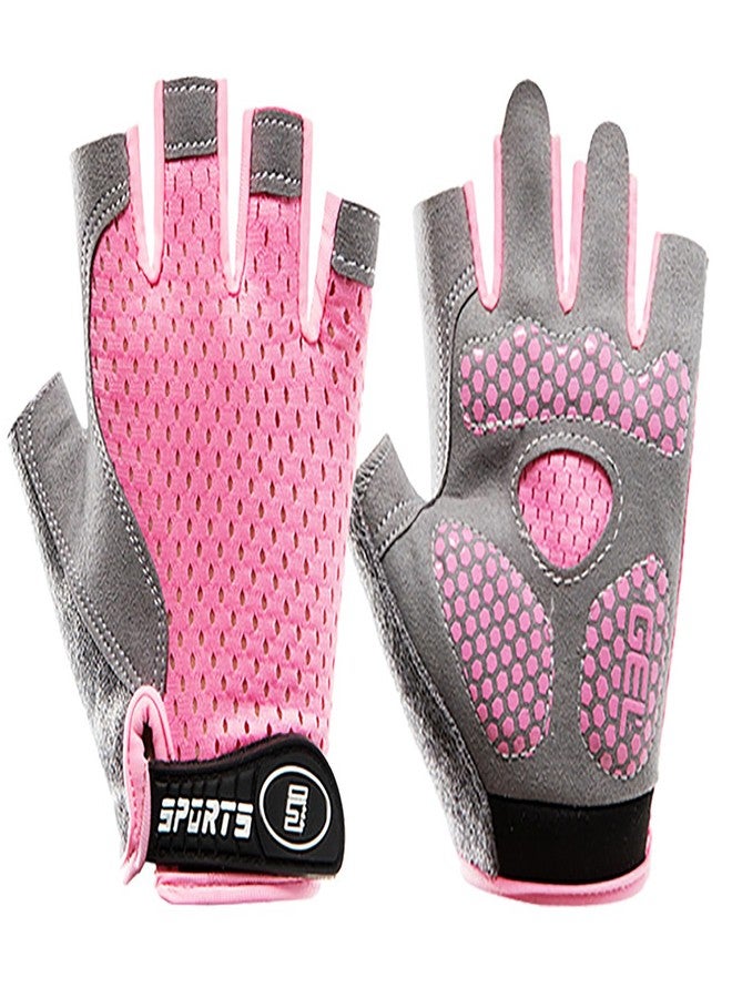 CXQRR Kids Sport Gloves, Kids Half Finger Gloves, Kids Boys Girls Cycling Gloves, Kids Fishing Gloves for Cycling Camping Fishing Outdoor Sports - Image 1