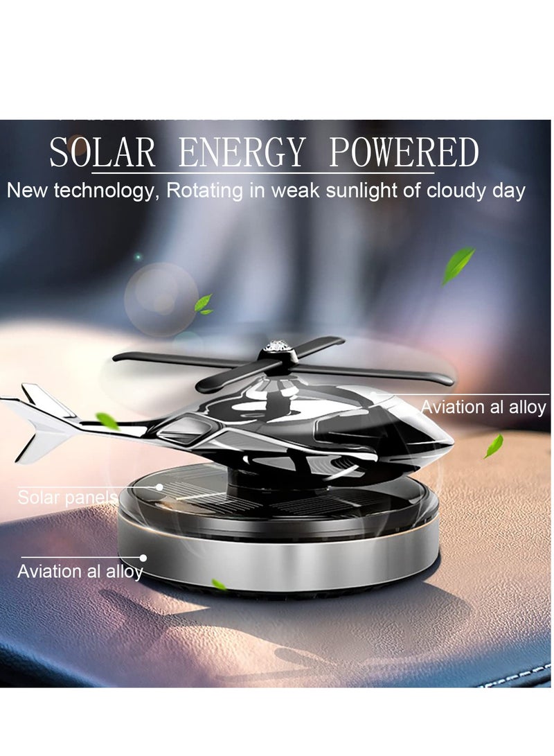 Solar Helicopter Car Aromatherapy Ornament - Unique Diffuser for Relaxing Scents on the Go, Perfect for Your Vehicle's Interior Decor. - Image 2