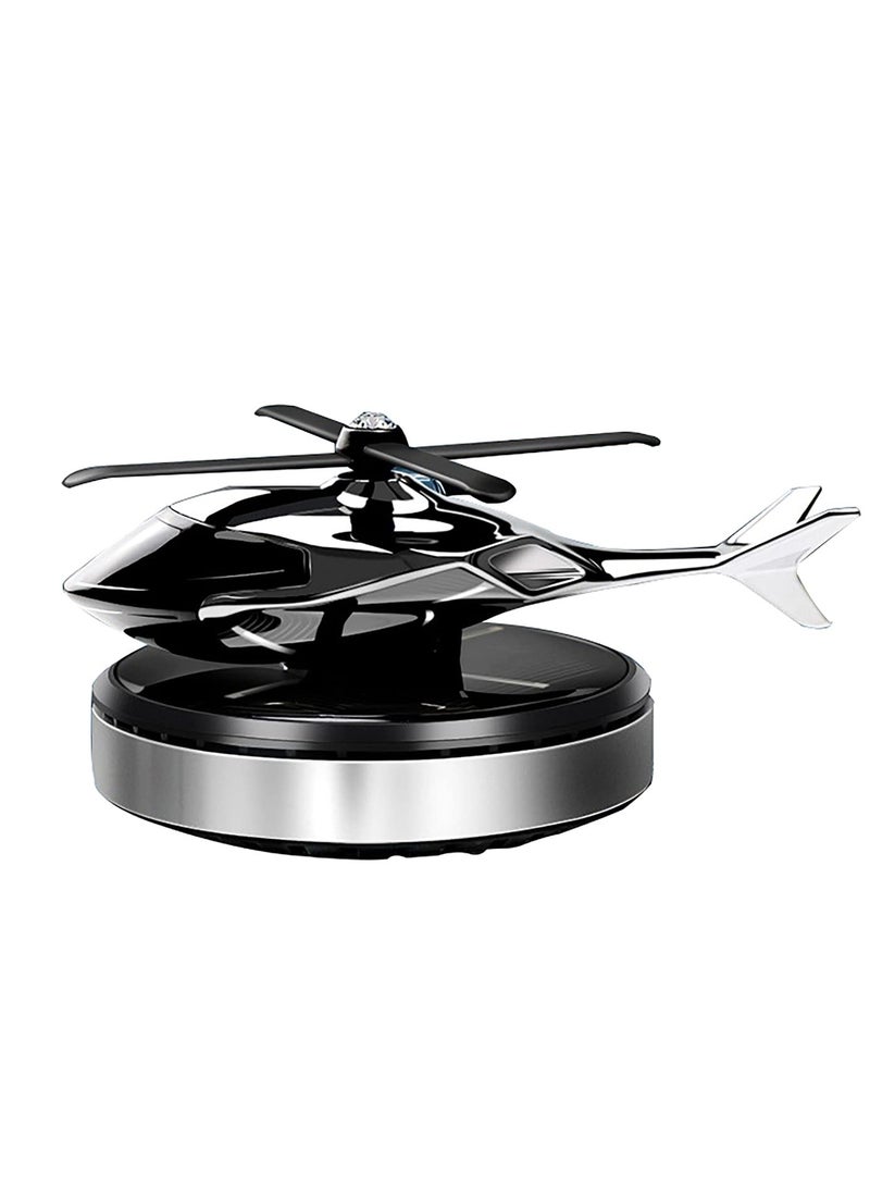 Solar Helicopter Car Aromatherapy Ornament - Unique Diffuser for Relaxing Scents on the Go, Perfect for Your Vehicle's Interior Decor. - Image 1