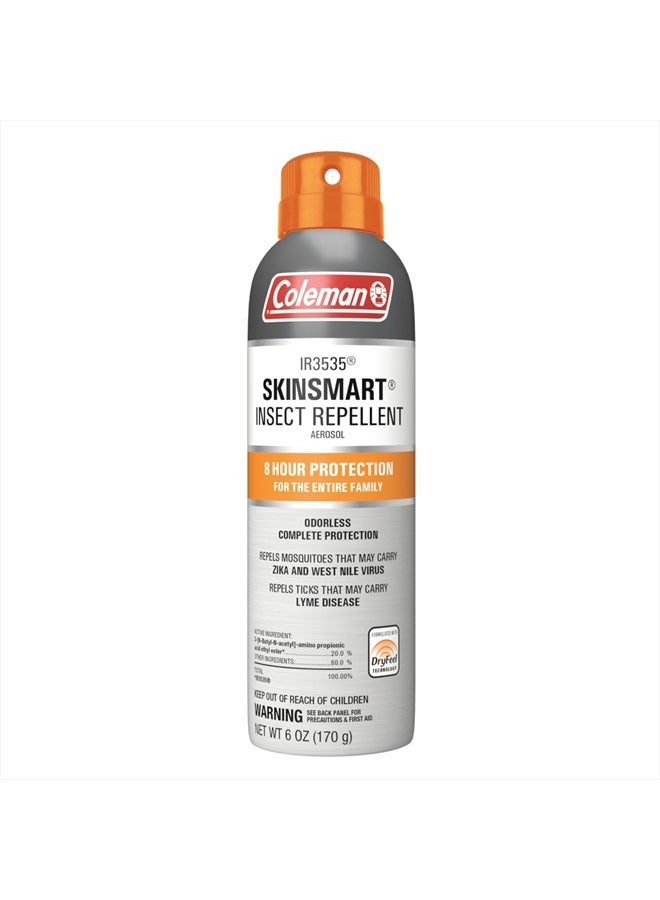 Coleman Insect Repellent Spray – SkinSmart Non-DEET Insect Repellent Spray, Protection Against Ticks, Mosquitoes, chiggers, gnats, Fleas and Flies, Ideal for Camping, Hiking, Outdoor Activities, 6oz  - Image 1