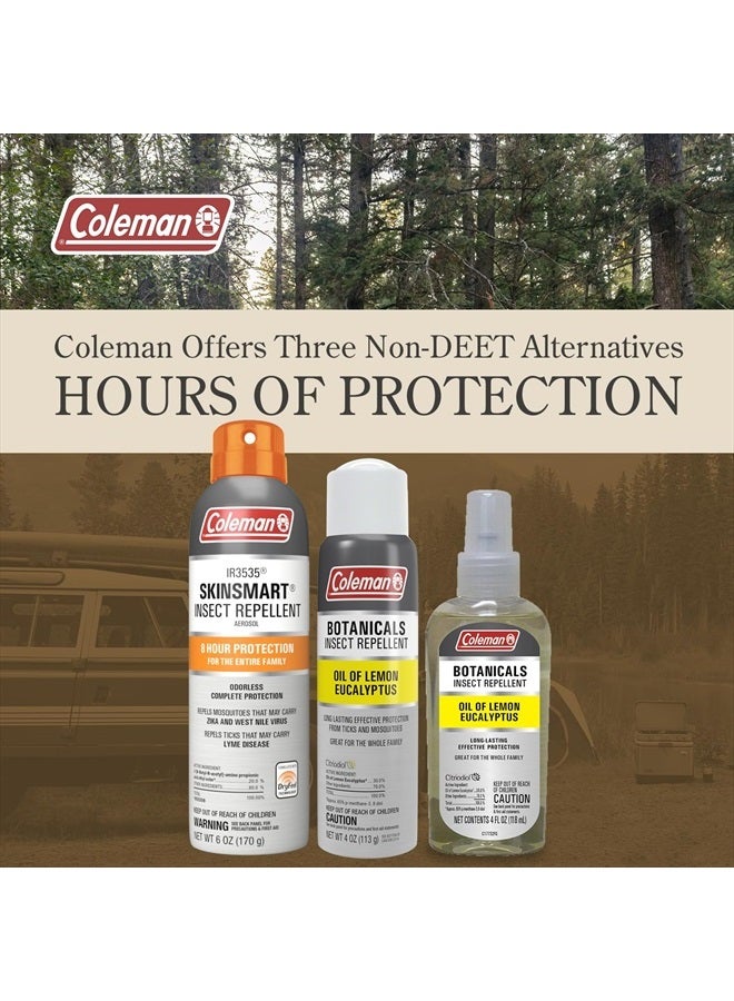 Coleman Insect Repellent Spray – SkinSmart Non-DEET Insect Repellent Spray, Protection Against Ticks, Mosquitoes, chiggers, gnats, Fleas and Flies, Ideal for Camping, Hiking, Outdoor Activities, 6oz  - Image 3