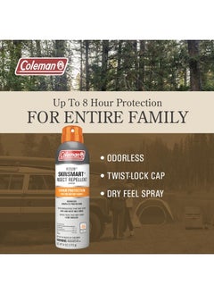 Coleman Insect Repellent Spray – SkinSmart Non-DEET Insect Repellent Spray, Protection Against Ticks, Mosquitoes, chiggers, gnats, Fleas and Flies, Ideal for Camping, Hiking, Outdoor Activities, 6oz  - Image 2