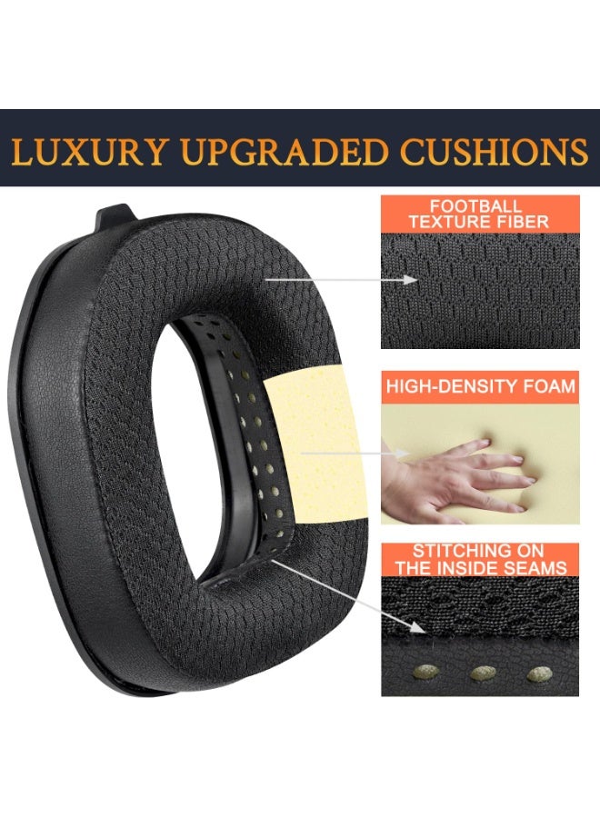KISSUN Replacement Earpads for Astro A50 Gen3 (Do Not Fit A50 Gen 4) Headset, Ear Pads Cushions with Durable Mesh Fabric, Noise Isolation Foam - Black - Image 3