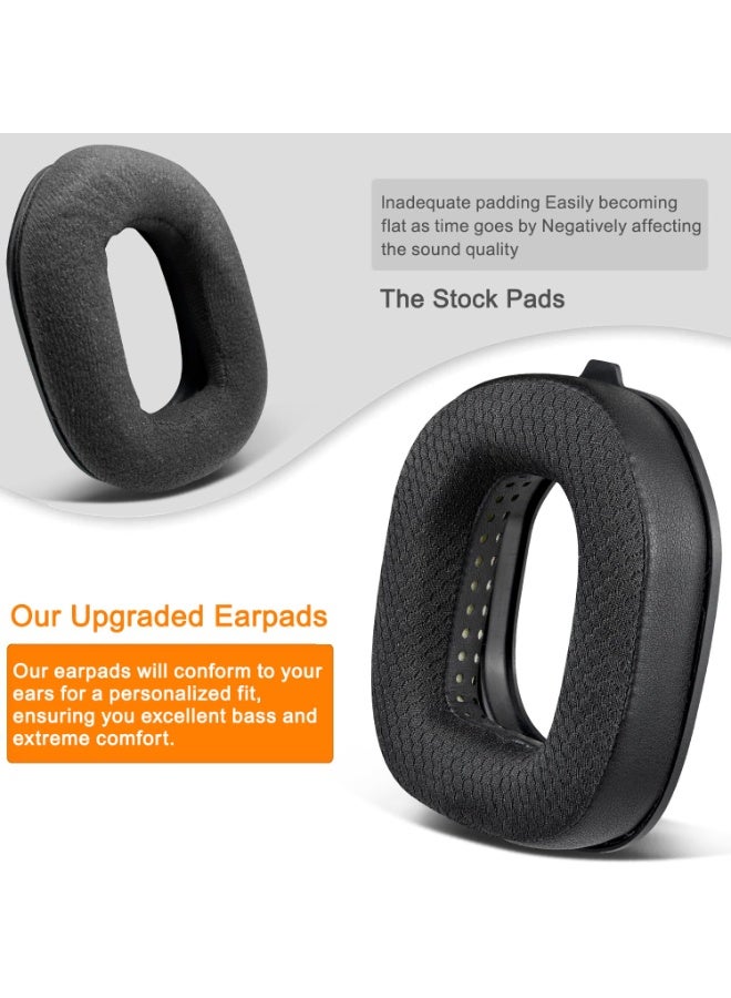 KISSUN Replacement Earpads for Astro A50 Gen3 (Do Not Fit A50 Gen 4) Headset, Ear Pads Cushions with Durable Mesh Fabric, Noise Isolation Foam - Black - Image 4