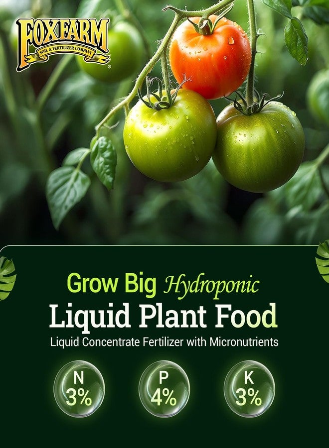 Fox Farm Grow Big Hydro Liquid Concentrate Fertilizer, 1-Pint - Image 2