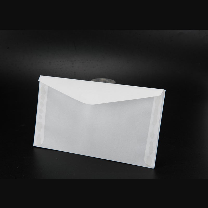 Environmental Protection Sulfate Paper Cellophane File Bag White Translucent Small Size No. 35 No. 2 Frosted Pear Paper Envelope - Image 2