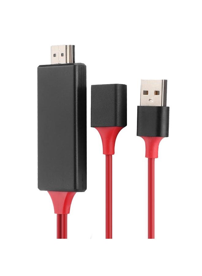 Thoraya - Original Lightning to HDMI for Apple IPHONE IOS 11 Same Screen Line Video Cable - Image 1