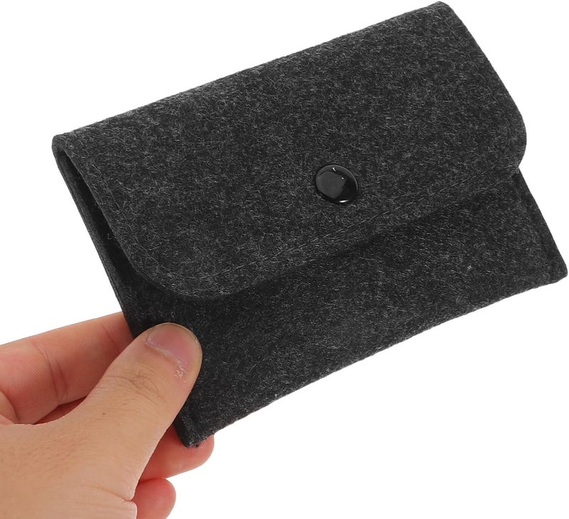 Various size alternatives Ukulele Felt Picks Set 10pcs Heart-shaped Wool Plectrums round Felt Storage Bag for Acoustic Beginners and String Instrument Accessories Gulf standard sizing alternatives - Image 4