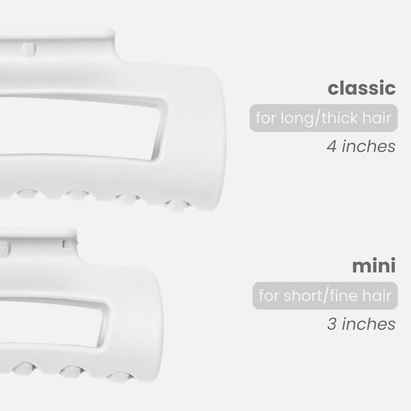 Mello The Original Mello Hair Claw Clip Squishy Claw Clip Made in Korea Patent Pending 30021976 (Pink, Red, Blue, Black, Brown, White, 6 Pack Medium) - Image 3