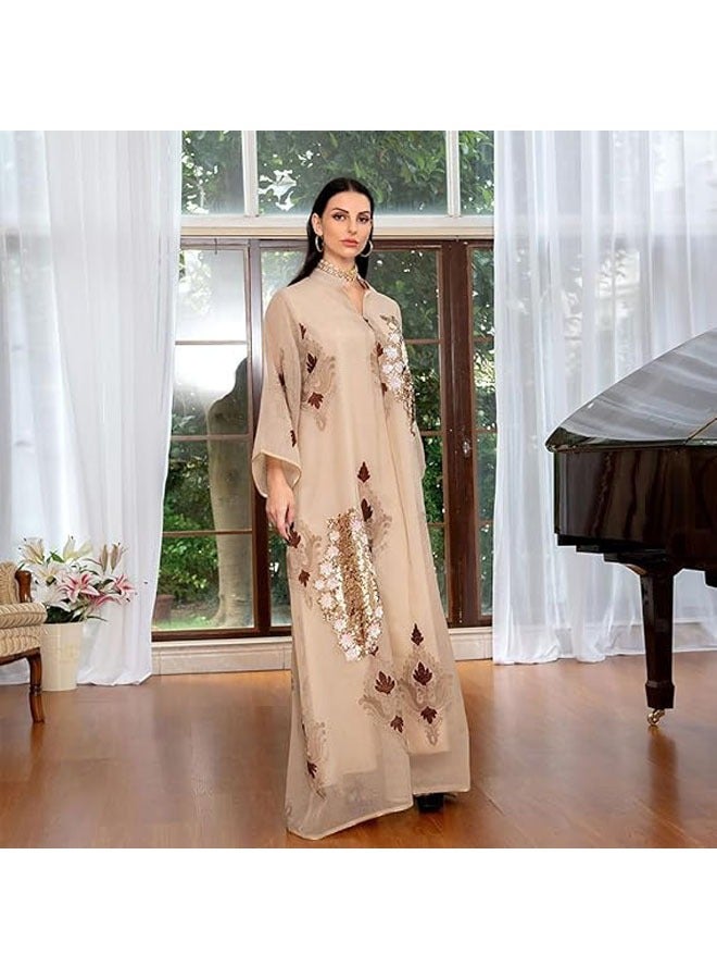 general Women's dresses, Morocco style, kaftan shirts, weddings, Eid al-Fitr, Ramadan, Pakistani national prayer costumes, Muslim dresses Dubai - Image 3