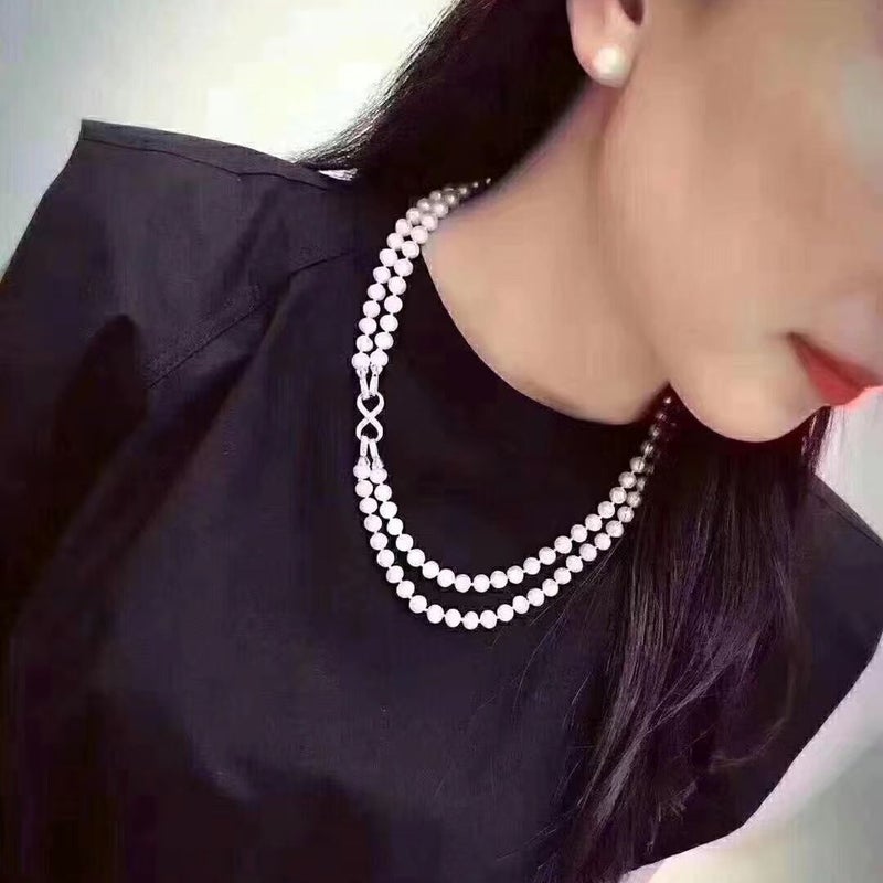 String Pearl Necklace Buckle Connecting Buckle Buckle Diy Bracelet Buckle Sweater Chain Buckle Accessories 14K Gold Bow Buckle - Image 2