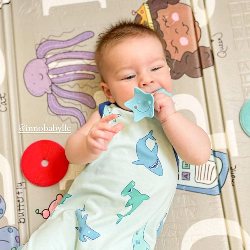 Innobaby Original Teethin' Smart EZ Grip Star Teether and Sensory Toy for Babies and Toddlers. BPA Free Teether - Image 4