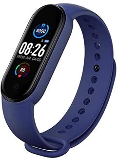PROMASS Smart Bracelet Wristband Waterproof Sport Smart Watch Fitness Tracker Watch with Heart Rate Monitor Smart Watch with Message Reminder and Step Counter with Blood Pressure Monitor (Blue)  - Image 1