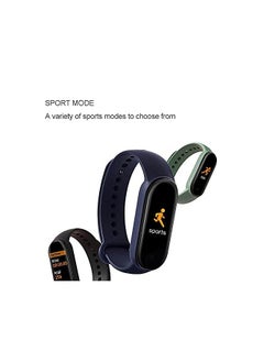 PROMASS Smart Bracelet Wristband Waterproof Sport Smart Watch Fitness Tracker Watch with Heart Rate Monitor Smart Watch with Message Reminder and Step Counter with Blood Pressure Monitor (Blue)  - Image 3