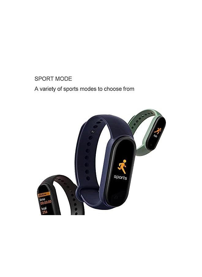 PROMASS Smart Bracelet Wristband Waterproof Sport Smart Watch Fitness Tracker Watch with Heart Rate Monitor Smart Watch with Message Reminder and Step Counter with Blood Pressure Monitor (Blue)  - Image 3