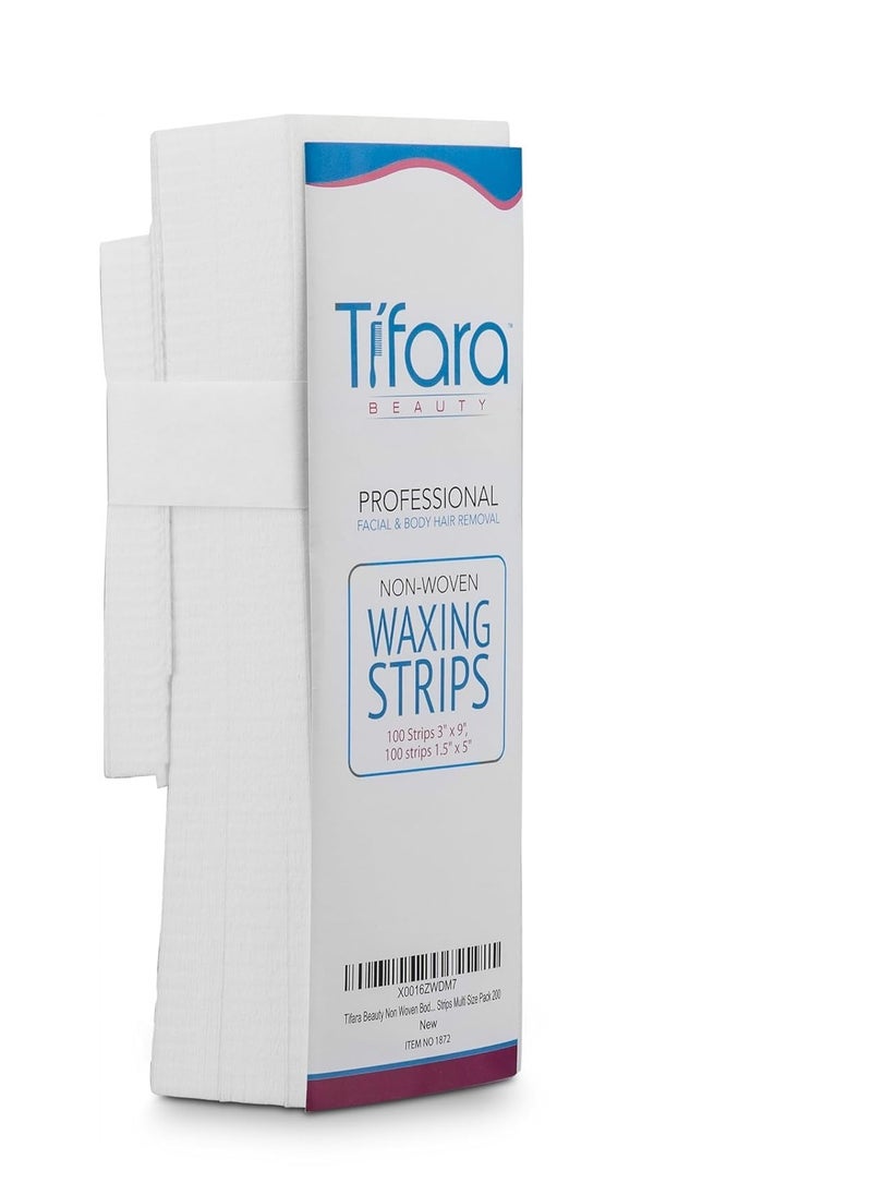 Tifara Beauty - Tifara Beauty Non Woven Body and Facial Wax Strips Multi Size Pack (200) - Image 1