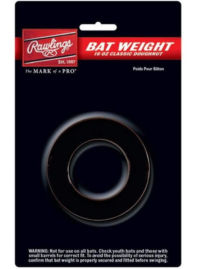 Rawlings Rawlings | DOUGHNUT Style Bat Weight | Baseball/Softball | 16 oz. 