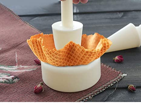 THW THW Ice Cream Cone Mold Bowl Shape Cone Mold and Stereotype Pressure Mold Combo  - Image 2