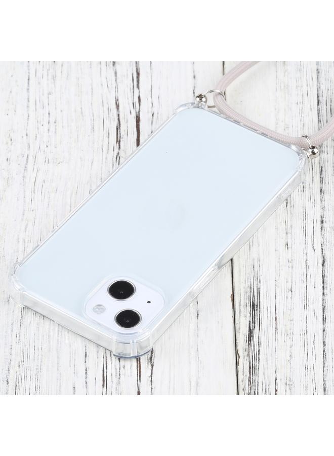 S-TOP Case For iPhone 13 Four-corner Shockproof Transparent TPU Protective Case with Lanyard - Image 4