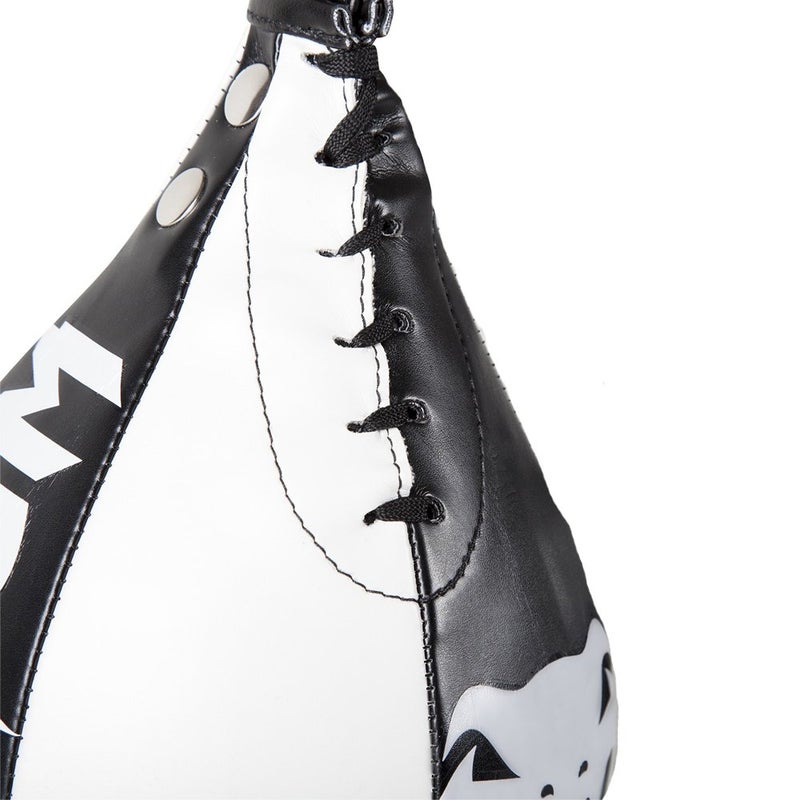 Venum Skintex Leather Speed Bag, Black/Ice, Medium - Image 2