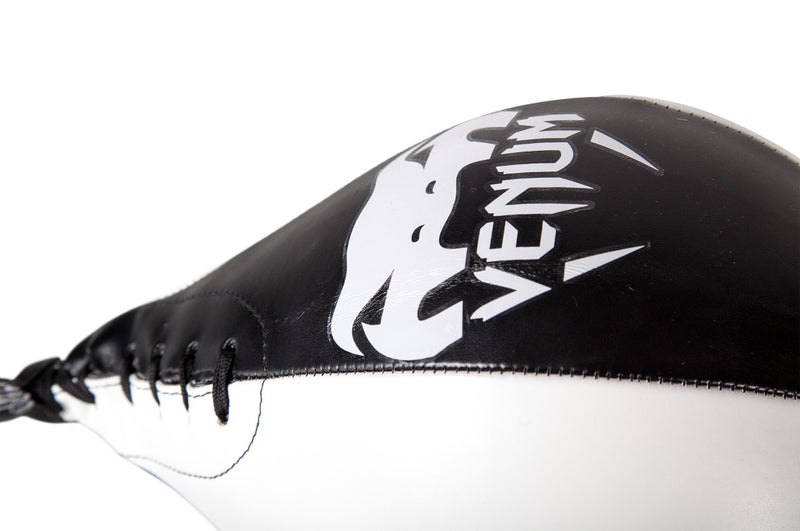 Venum Skintex Leather Speed Bag, Black/Ice, Medium - Image 3