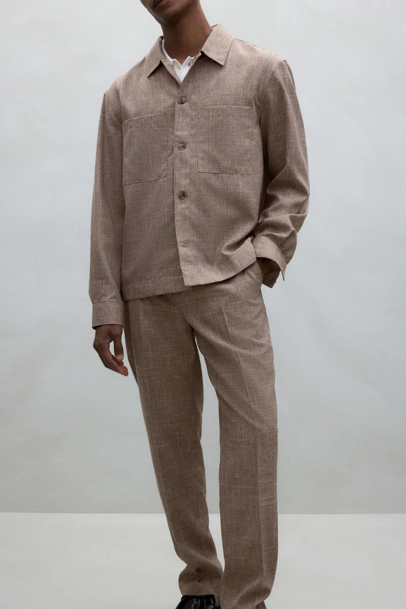 اتش اند ام بنطلون بدلة بقصّة عادية