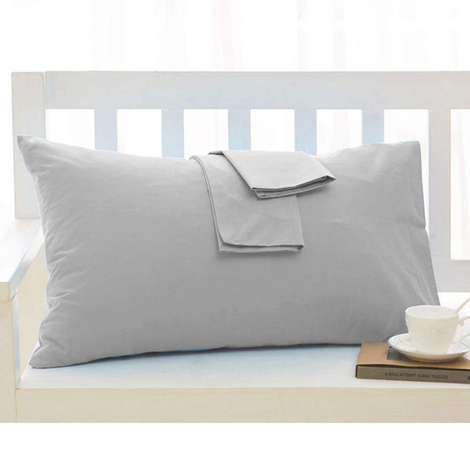 TRAVEL PILLOWCASE 12X16 500 THREAD COUNT EGYPTIAN COTTON SET OF 2 TODDLER PILLOWCASE ZIPPER CLOSER 100 EGYPTIAN COTTON TODDLER TRAVEL 12X16 ZIPPER SILVER GREY SOLID