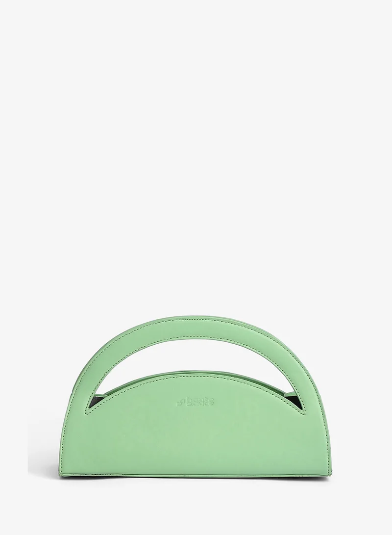 Haute Sauce  Solid Zip Lock Regular Vegan Leather Hand Bag For Women for Women | Best Price UAE