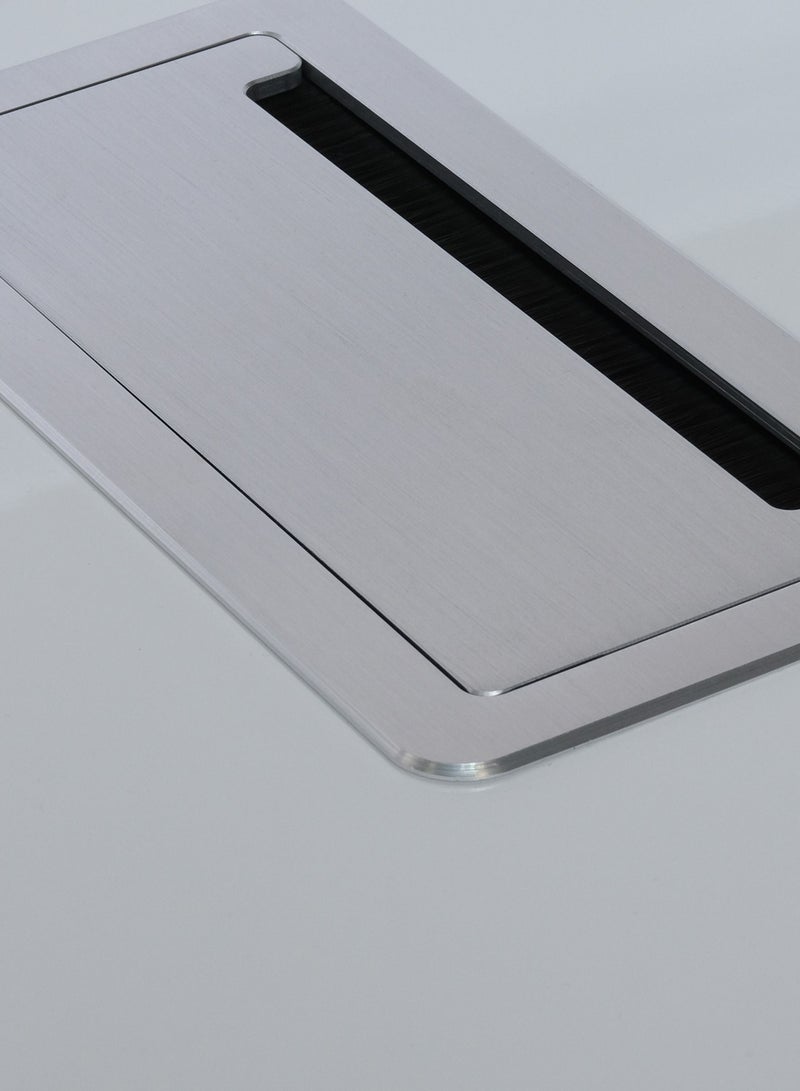 HUIMEI BG-9936 Office Meeting Table Glossy White Color  - Image 3