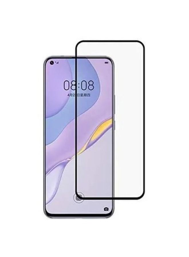 لاصقة حماية للشاشة من الزجاج المقوى لهاتف هواوي نوفا 7 5G، اسود - Image 1