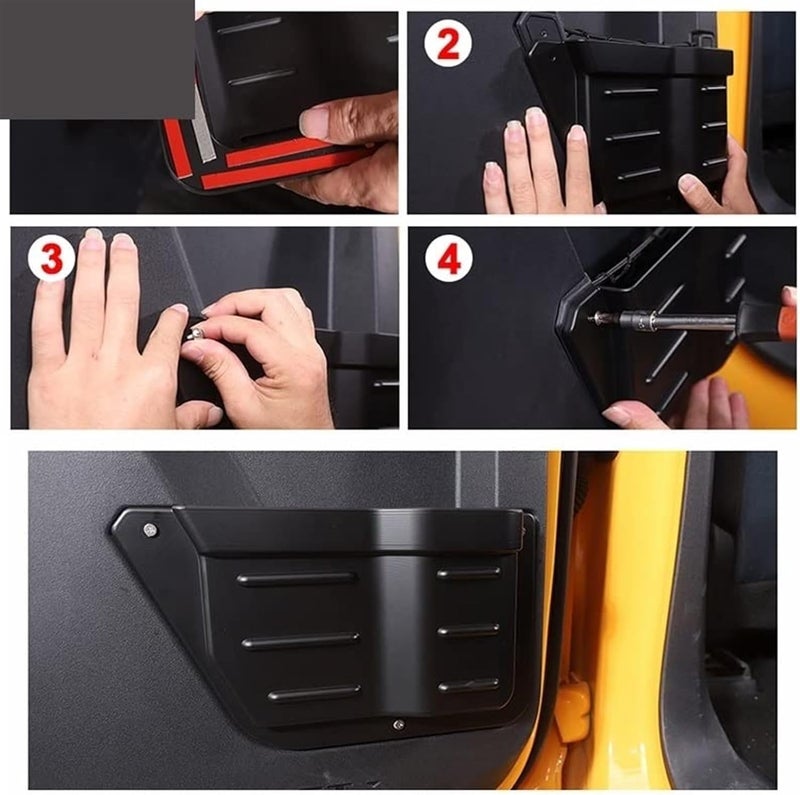 Wivplex Car Door Storage Bin for Ford Bronco - Image 2