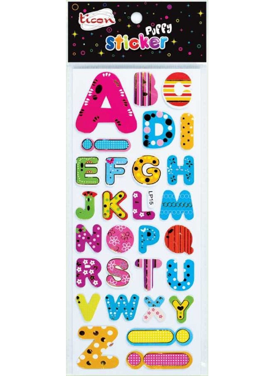 Ticon Sticker Puffy Tps-23 Letters 
