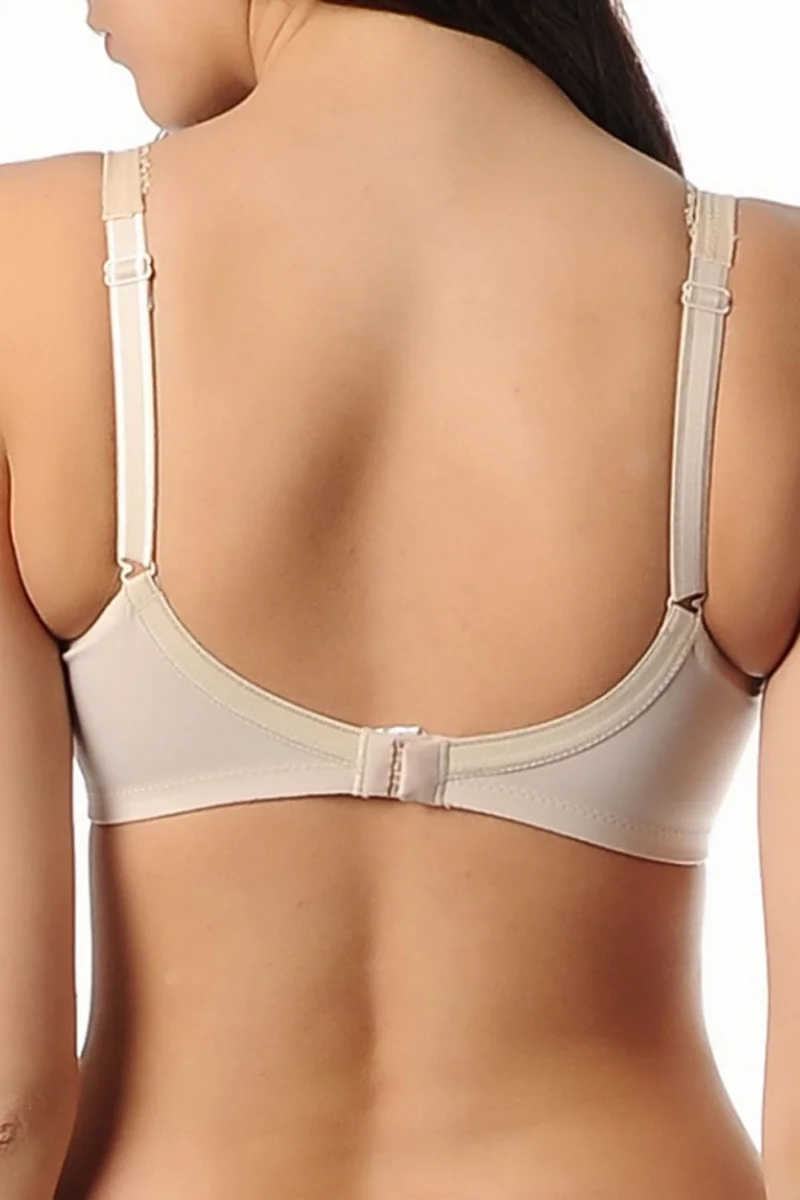 يني انجي New Pearl String Soft Cup Thin Strap Unfilled Minimizer Bra 1640