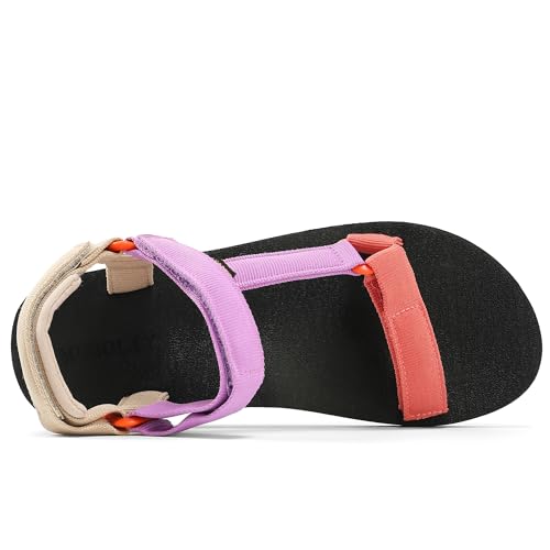 Muboliy Women's Sandals Casual Summer Water Sandals with Arch Support Yoga Mat Insole Outdoor Wadable Sandals - Image 3