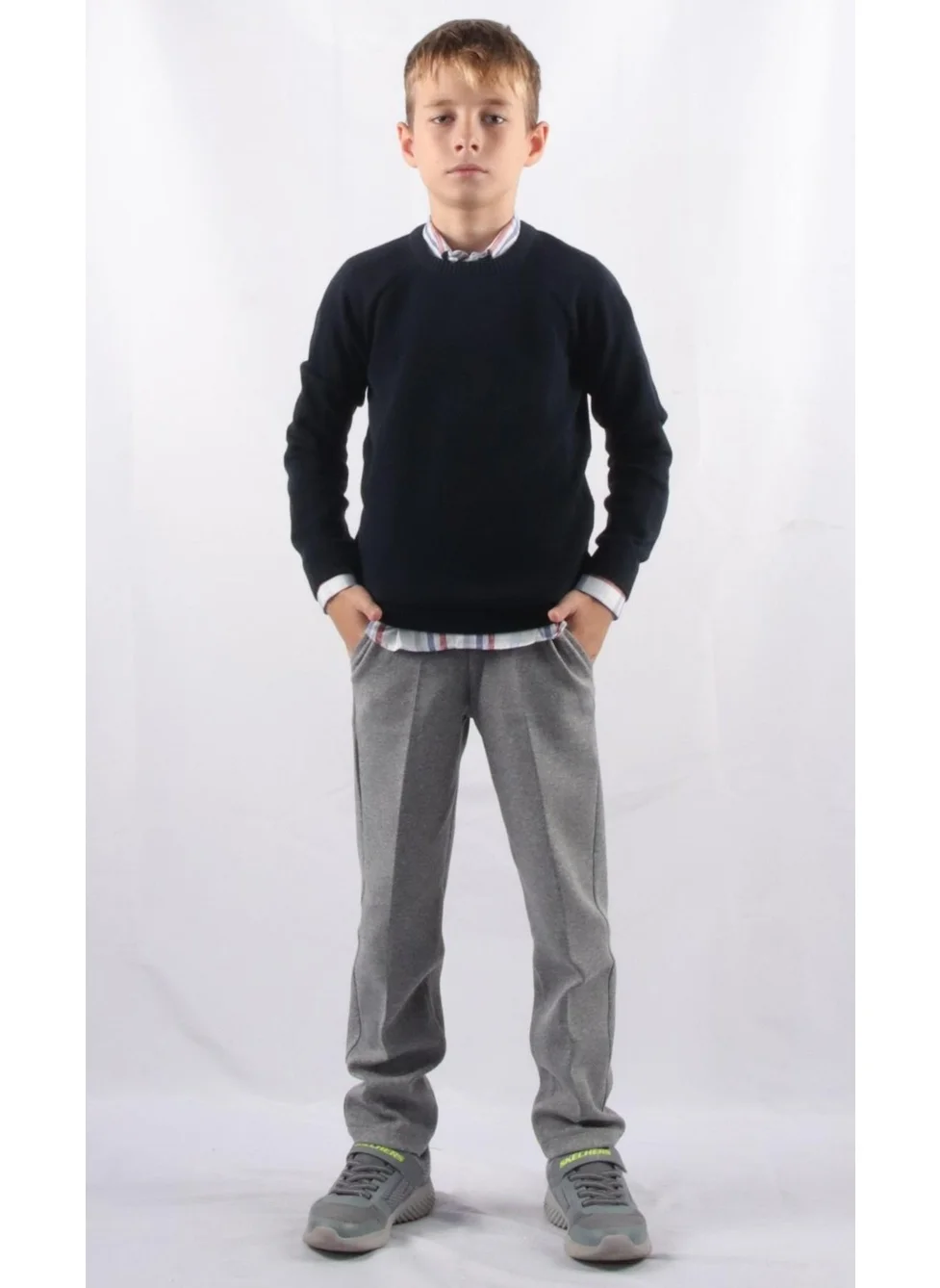 Alexander Gardi Crew Neck Kids Knitwear Sweater (C20-18937)