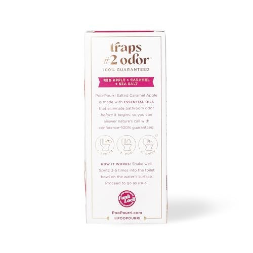 Poo-Pourri Before-You-Go Toilet Spray, Salted Caramel Apple, 2 Fl Oz – Caramel, Red Apple and Sea Salt - Image 5