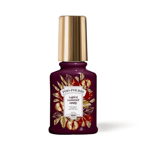Poo-Pourri Before-You-Go Toilet Spray, Salted Caramel Apple, 2 Fl Oz – Caramel, Red Apple and Sea Salt - Image 1